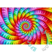 Enjoy 1000 db-os puzzle - Psychedelic Rainbow Spiral (1635)