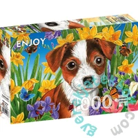 Enjoy 1000 db-os puzzle - Puppy Garden (1916)