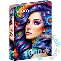 Enjoy 1000 db-os puzzle - Rainbow Flower Portrait (2172)