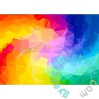 Enjoy 1000 db-os puzzle - Rainbow Gradient Poligonal Swirl (1239)