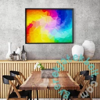 Enjoy 1000 db-os puzzle - Rainbow Gradient Poligonal Swirl (1239)