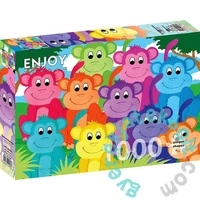 Enjoy 1000 db-os puzzle - Rainbow Monkeys (2060)