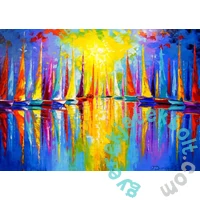 Enjoy 1000 db-os puzzle - Rainbow Sailboats (1732)