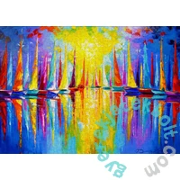 Enjoy 1000 db-os puzzle - Rainbow Sailboats (1732)