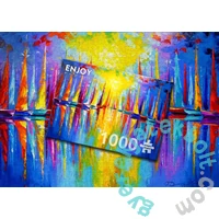Enjoy 1000 db-os puzzle - Rainbow Sailboats (1732)
