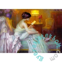 Enjoy 1000 db-os puzzle - Reading at Lamp Light (1539)