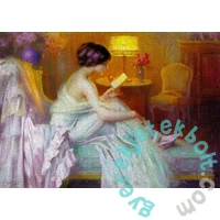 Enjoy 1000 db-os puzzle - Reading at Lamp Light (1539)