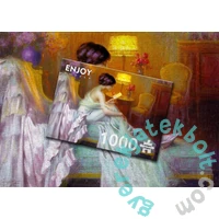Enjoy 1000 db-os puzzle - Reading at Lamp Light (1539)