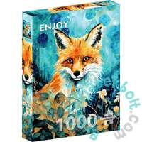 Enjoy 1000 db-os puzzle - Red Fox on Blue (2325)