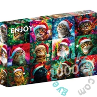 Enjoy 1000 db-os puzzle - Santa Cats (2407)
