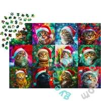 Enjoy 1000 db-os puzzle - Santa Cats (2407)