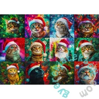 Enjoy 1000 db-os puzzle - Santa Cats (2407)