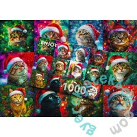 Enjoy 1000 db-os puzzle - Santa Cats (2407)