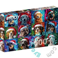 Enjoy 1000 db-os puzzle - Santa Dogs (2406)