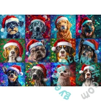 Enjoy 1000 db-os puzzle - Santa Dogs (2406)