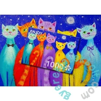 Enjoy 1000 db-os puzzle - Smiling Cats (1738)