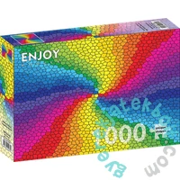 Enjoy 1000 db-os puzzle - Stained Glass Rainbow Burst (1970)