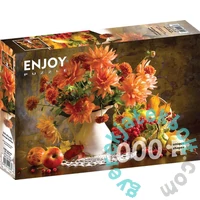Enjoy 1000 db-os puzzle - Still Life with Orange Dahlias (1233)