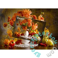 Enjoy 1000 db-os puzzle - Still Life with Orange Dahlias (1233)