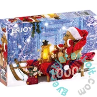 Enjoy 1000 db-os puzzle - Teddy Bears with Santa Hats (1269)