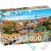 Enjoy 1000 db-os puzzle - View from Park Guell, Barcelona (1056)