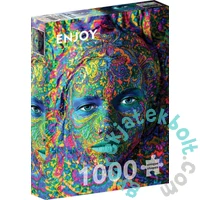 Enjoy 1000 db-os puzzle - Woman with Color Art Makeup (1224)
