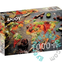 Enjoy 1000 db-os puzzle - World Map in Spices (1461)