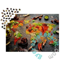 Enjoy 1000 db-os puzzle - World Map in Spices (1461)