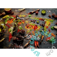 Enjoy 1000 db-os puzzle - World Map in Spices (1461)
