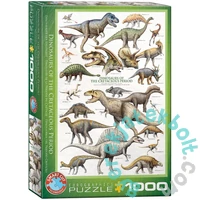 EuroGraphics 1000 db-os puzzle - Dinosaurs of the Cretaceous (6000-0098)