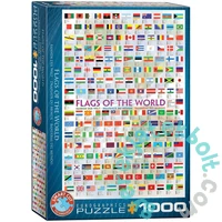 EuroGraphics 1000 db-os puzzle - Flags of the World (6000-0128)