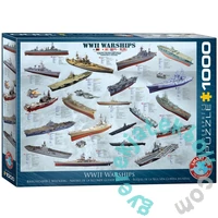 EuroGraphics 1000 db-os puzzle - WWII Warships (6000-0133)