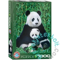 EuroGraphics 1000 db-os puzzle - Panda and Baby (6000-0173)