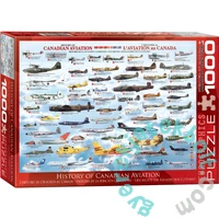 EuroGraphics 1000 db-os puzzle - History of Canadian Aviation (6000-0231)