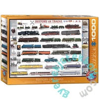 EuroGraphics 1000 db-os puzzle - History of Trains (6000-0251)