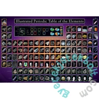 EuroGraphics 1000 db-os puzzle - Illustrated Periodic Table of the Elements (6000-0258)