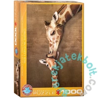EuroGraphics 1000 db-os puzzle - Giraffe Mother's Kiss (6000-0301)