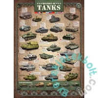 EuroGraphics 1000 db-os puzzle - History of Tanks - (6000-0381)