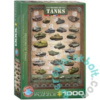 EuroGraphics 1000 db-os puzzle - History of Tanks - (6000-0381)