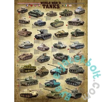 EuroGraphics 1000 db-os puzzle - World War II Tanks (6000-0388)