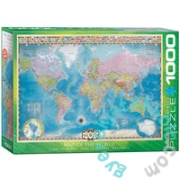 EuroGraphics 1000 db-os puzzle - Map of the World (6000-0557)