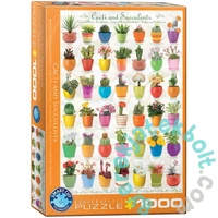 EuroGraphics 1000 db-os puzzle - Cacti and Succulents (6000-0654)