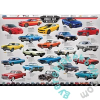 EuroGraphics 1000 db-os puzzle - Amerikai izomautó evolúció (6000-0682)