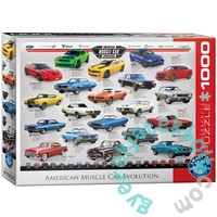 EuroGraphics 1000 db-os puzzle - Amerikai izomautó evolúció (6000-0682)