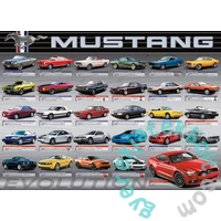 EuroGraphics 1000 db-os puzzle - Ford Mustang evolúció (6000-0684)