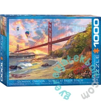 EuroGraphics 1000 db-os puzzle - Sunset at Baker Beach (6000-0697)