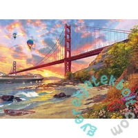 EuroGraphics 1000 db-os puzzle - Sunset at Baker Beach (6000-0697)