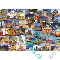 EuroGraphics 1000 db-os puzzle - Globetrotter, World (6000-0751)