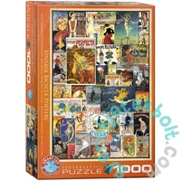EuroGraphics 1000 db-os puzzle - Vintage Bicycle Posters (6000-0756)