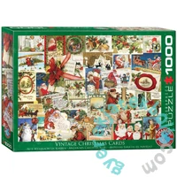 EuroGraphics 1000 db-os puzzle - Vintage Christmas Cards (6000-0784)